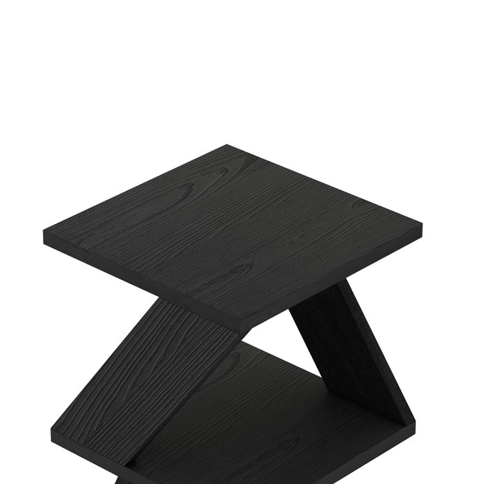 Hanah Home Mesa Lateral Madera Negra 29.6x54.2x29.6 cm